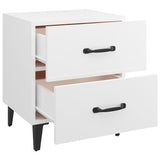 ZNTS Bedside Cabinet High Gloss White 40x35x47.5 cm 812000