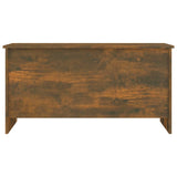 ZNTS Coffee Table Smoked Oak 102x55.5x52.5 cm Engineered Wood 819266