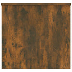 ZNTS Coffee Table Smoked Oak 102x55.5x52.5 cm Engineered Wood 819266