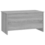 ZNTS Coffee Table Grey Sonoma 102x55.5x52.5 cm Engineered Wood 819267
