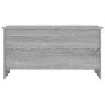 ZNTS Coffee Table Grey Sonoma 102x55.5x52.5 cm Engineered Wood 819267