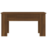 ZNTS Coffee Table Brown Oak 101x49x52 cm Engineered Wood 819280