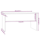 ZNTS Coffee Table Grey Sonoma 80x50.5x41.5 cm Engineered Wood 819288