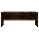ZNTS TV Cabinet Smoked Oak 100x40x40 cm Engineered Wood 815231