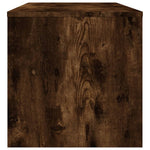 ZNTS TV Cabinet Smoked Oak 100x40x40 cm Engineered Wood 815231