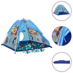 ZNTS Children Play Tent with 250 Balls Blue 120x120x90 cm 3107743