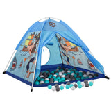 ZNTS Children Play Tent with 250 Balls Blue 120x120x90 cm 3107743