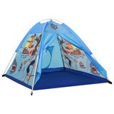 ZNTS Children Play Tent with 250 Balls Blue 120x120x90 cm 3107743