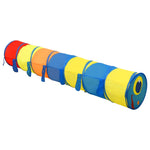 ZNTS Children Play Tunnel with 250 Balls Multicolour 245 cm Polyester 3107761