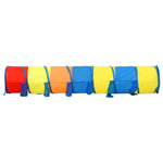 ZNTS Children Play Tunnel with 250 Balls Multicolour 245 cm Polyester 3107761