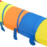 ZNTS Children Play Tunnel with 250 Balls Multicolour 245 cm Polyester 3107761