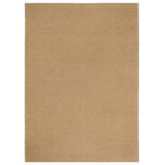 ZNTS Handmade Loop Pile Rug 120x180 cm Jute and Cotton 344998