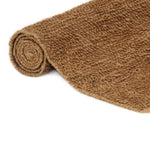 ZNTS Handmade Loop Pile Rug 120x180 cm Jute and Cotton 344998