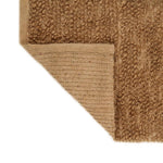 ZNTS Handmade Loop Pile Rug 120x180 cm Jute and Cotton 344998