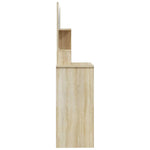 ZNTS Dressing Table with Mirror Sonoma Oak 86.5x35x136 cm 802960