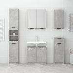 ZNTS Wall-mounted Bathroom Cabinet Concrete Grey 32x20x67 cm 811299