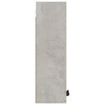 ZNTS Wall-mounted Bathroom Cabinet Concrete Grey 32x20x67 cm 811299