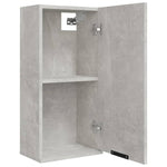 ZNTS Wall-mounted Bathroom Cabinet Concrete Grey 32x20x67 cm 811299