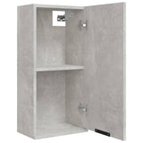 ZNTS Wall-mounted Bathroom Cabinet Concrete Grey 32x20x67 cm 811299