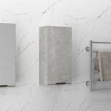 ZNTS Wall-mounted Bathroom Cabinet Concrete Grey 32x20x67 cm 811299