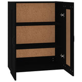 ZNTS Hanging Wall Cabinet Black 69.5x32.5x90 cm 812304