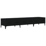 ZNTS TV Cabinet Black 150x34,5x30 cm Engineered Wood 812646