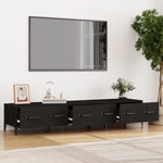 ZNTS TV Cabinet Black 150x34,5x30 cm Engineered Wood 812646