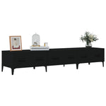 ZNTS TV Cabinet Black 150x34,5x30 cm Engineered Wood 812646