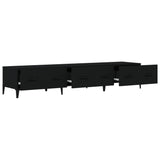 ZNTS TV Cabinet Black 150x34,5x30 cm Engineered Wood 812646