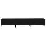 ZNTS TV Cabinet Black 150x34,5x30 cm Engineered Wood 812646