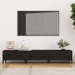 ZNTS TV Cabinet Black 150x34,5x30 cm Engineered Wood 812646