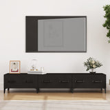 ZNTS TV Cabinet Black 150x34,5x30 cm Engineered Wood 812646