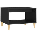 ZNTS Coffee Table Black 60x40x50 cm Engineered Wood 812673