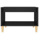 ZNTS Coffee Table Black 60x40x50 cm Engineered Wood 812673