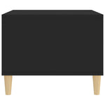 ZNTS Coffee Table Black 60x40x50 cm Engineered Wood 812673
