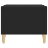 ZNTS Coffee Table Black 60x40x50 cm Engineered Wood 812673