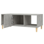 ZNTS Coffee Table Concrete Grey 102x50x40 cm Engineered Wood 812694
