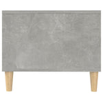 ZNTS Coffee Table Concrete Grey 102x50x40 cm Engineered Wood 812694