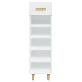 ZNTS Shoe Cabinet High Gloss White 30x35x105 cm Engineered Wood 812804