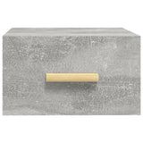 ZNTS Wall-mounted Bedside Cabinets 2 pcs Concrete Grey 35x35x20 cm 812843
