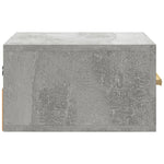 ZNTS Wall-mounted Bedside Cabinets 2 pcs Concrete Grey 35x35x20 cm 812843
