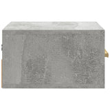 ZNTS Wall-mounted Bedside Cabinets 2 pcs Concrete Grey 35x35x20 cm 812843