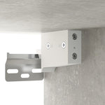 ZNTS Wall-mounted Bedside Cabinets 2 pcs Concrete Grey 35x35x20 cm 812843