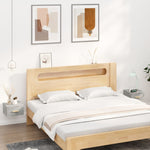 ZNTS Wall-mounted Bedside Cabinets 2 pcs Concrete Grey 35x35x20 cm 812843
