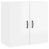 ZNTS Wall Cabinet High Gloss White 60x31x60 cm Engineered Wood 812903