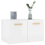 ZNTS Wall Cabinet High Gloss White 60x 36.5x35 cm Engineered Wood 812921