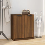 ZNTS Shoe Cabinet Brown Oak 59x35x70 cm Engineered Wood 817104
