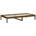 ZNTS Day Bed Honey Brown 80x200 cm Solid Wood Pine 3107943
