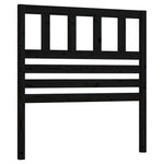 ZNTS Pull-out Day Bed Black 2x cm Solid Wood Pine 3108946