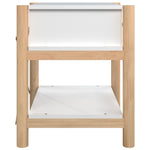 ZNTS Bedside Tables 2pcs White 42x38x45 cm Engineered Wood 345655
